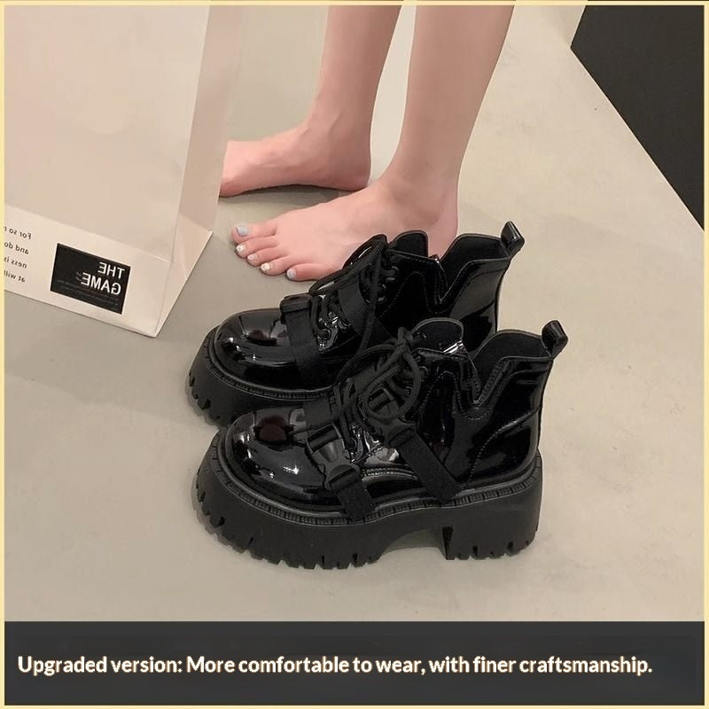 New Spring Autumn Platform Dr Boots