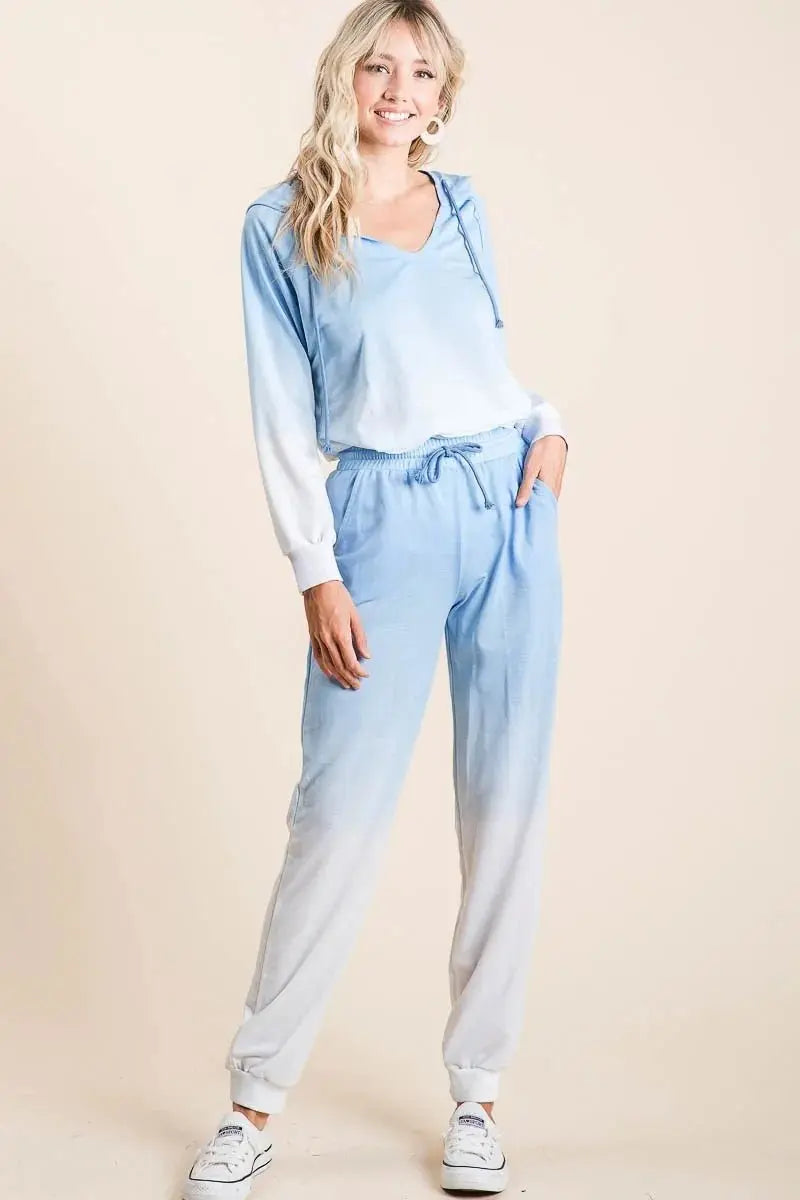 Trendsi Deep Dye Knit Pants Women's Casual Bottoms Comfortable All-Day Wear