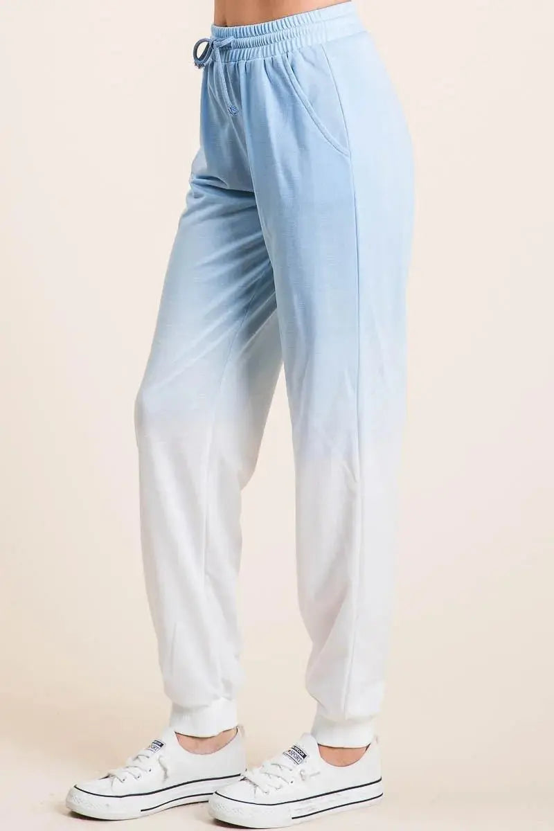 Trendsi Deep Dye Knit Pants Women's Casual Bottoms Comfortable All-Day Wear