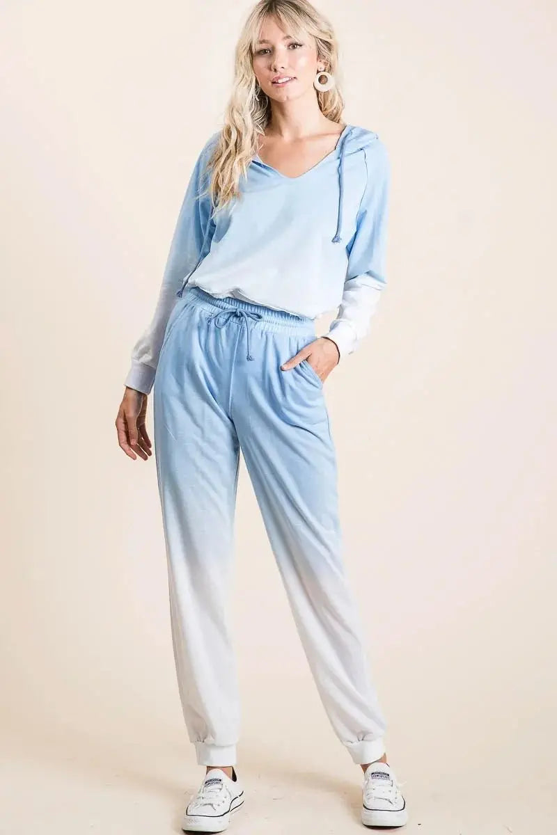 Trendsi Deep Dye Knit Pants Women's Casual Bottoms Comfortable All-Day Wear