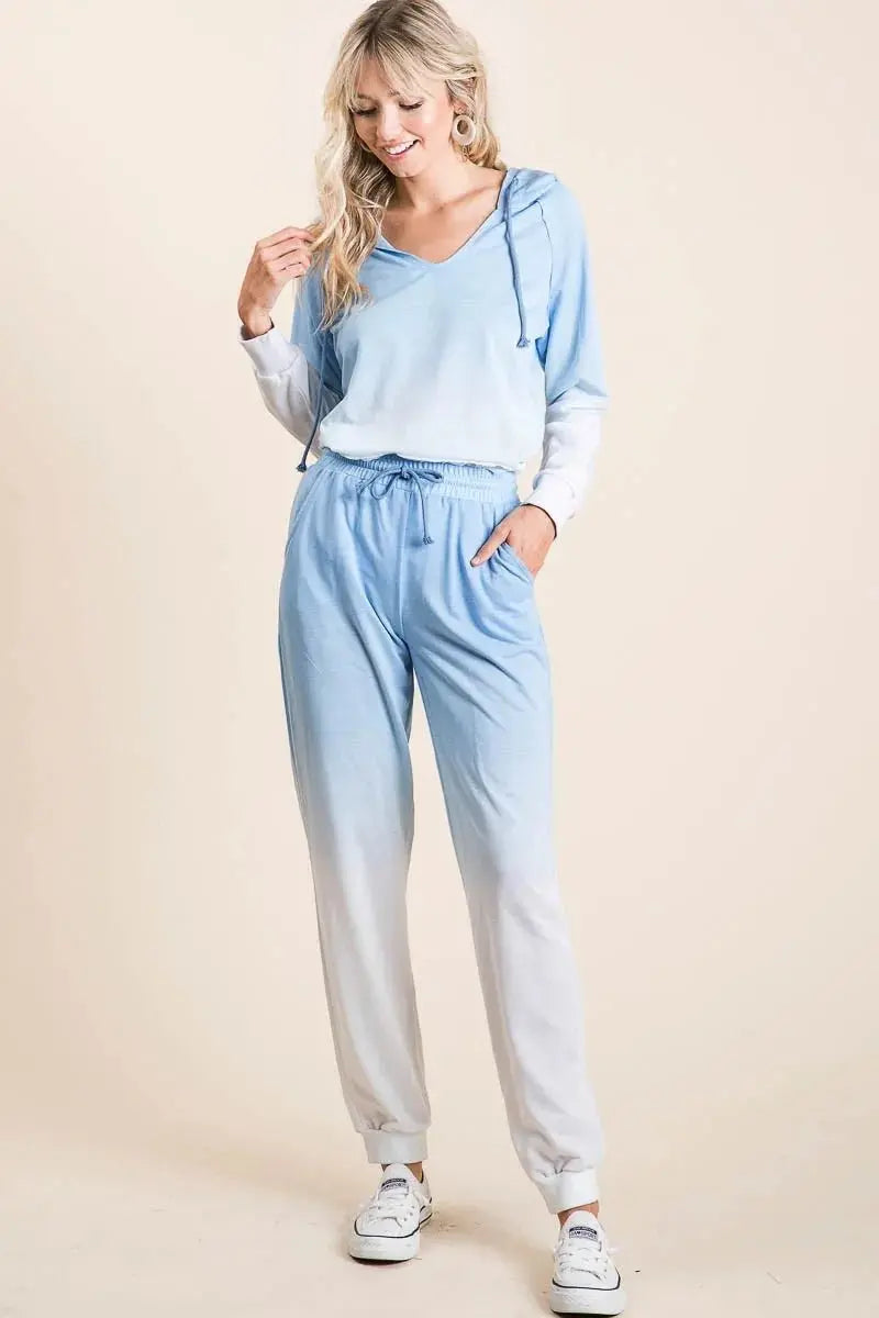 Trendsi Deep Dye Knit Pants Women's Casual Bottoms Comfortable All-Day Wear