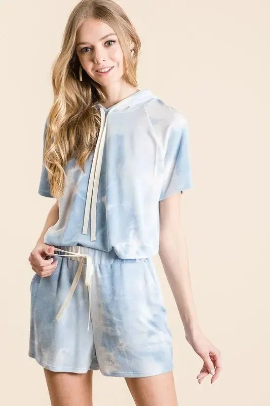 Loungewear Set - Tie Dye Terry Soft - Hoodie & Pants
