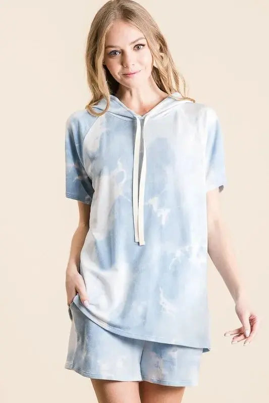 Loungewear Set - Tie Dye Terry Soft - Hoodie & Pants