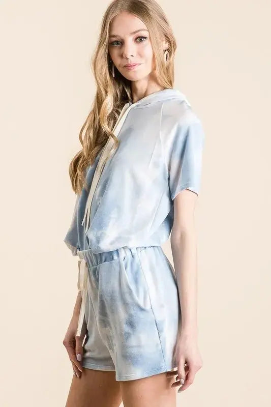 Loungewear Set - Tie Dye Terry Soft - Hoodie & Pants