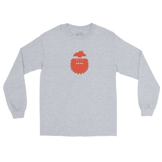 Camiseta de manga larga Bigfoot en gris
