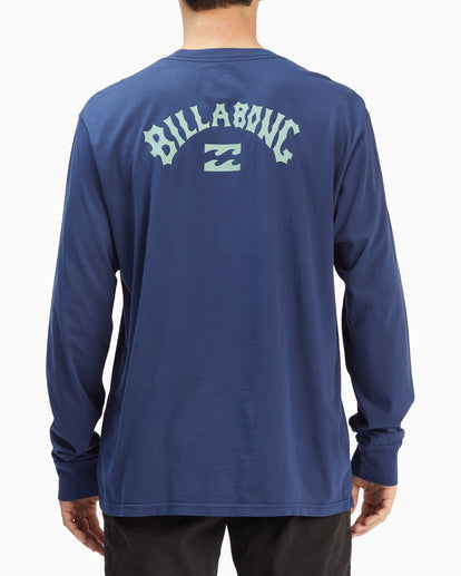 Camiseta de Manga Larga Billabong - Hombre Arch Wave Washed