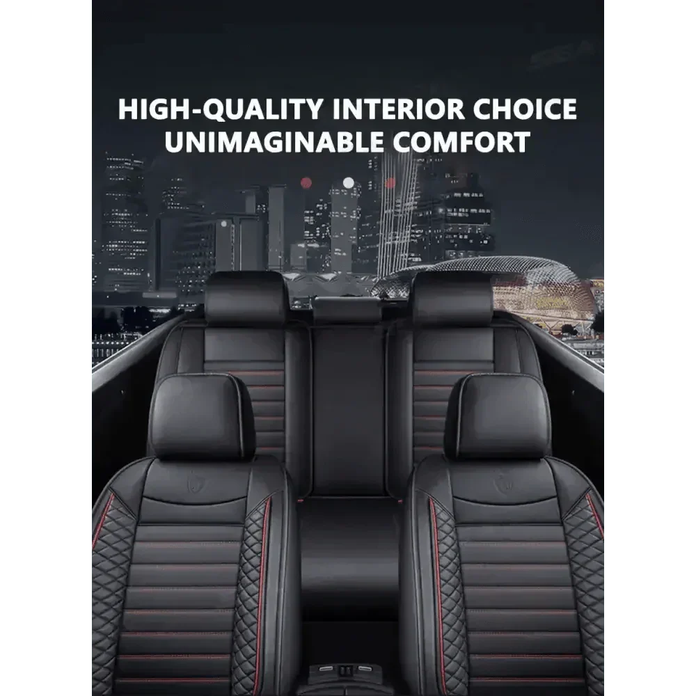 Black Leather Car Seat Covers Seametal Car Seat