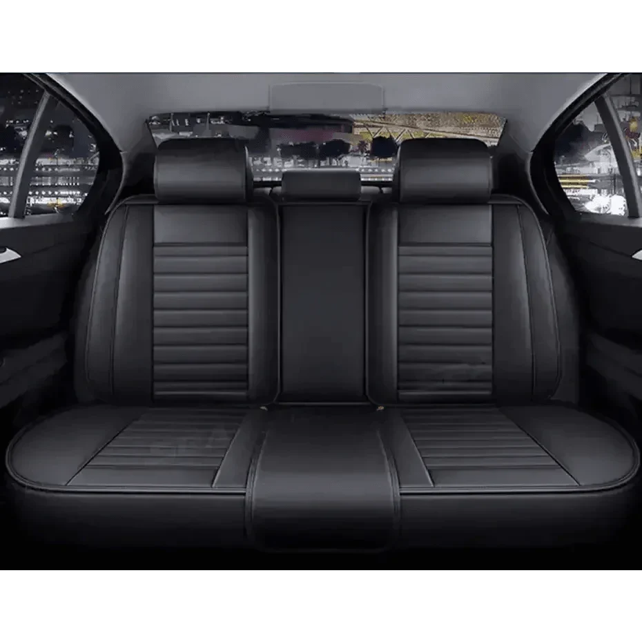 Black Leather Car Seat Covers Seametal Car Seat