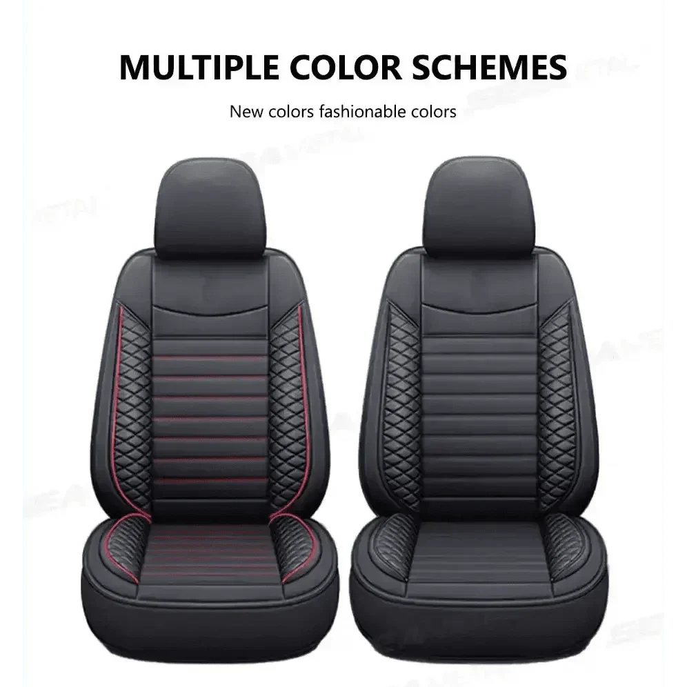 Black Leather Car Seat Covers Seametal Car Seat