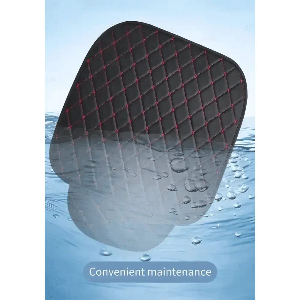 Black Quilted Leather Car Seat Covers