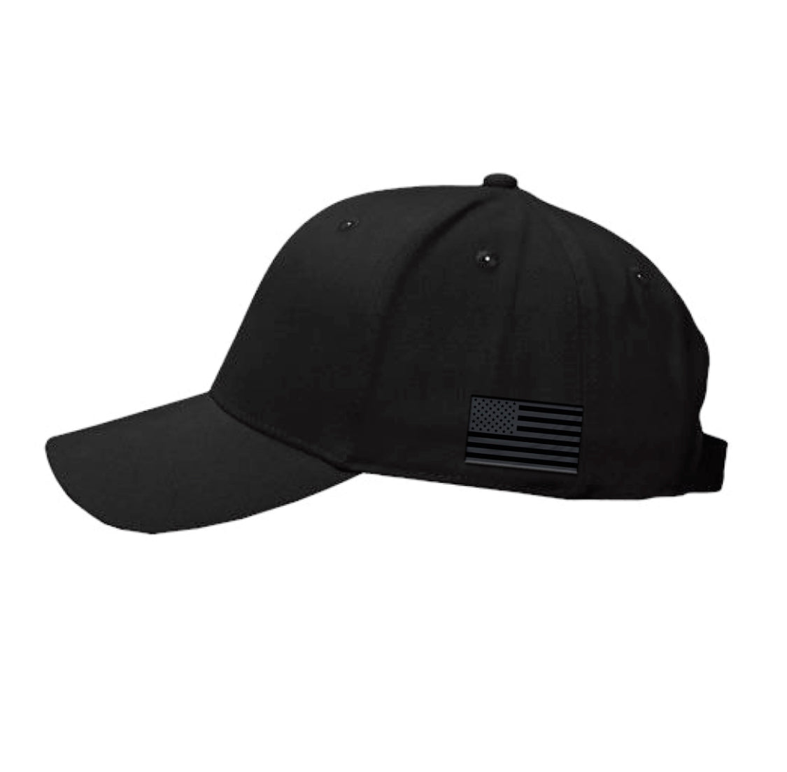 CLÁSICA - Gorra con bandera estadounidense tipo "Blackout"