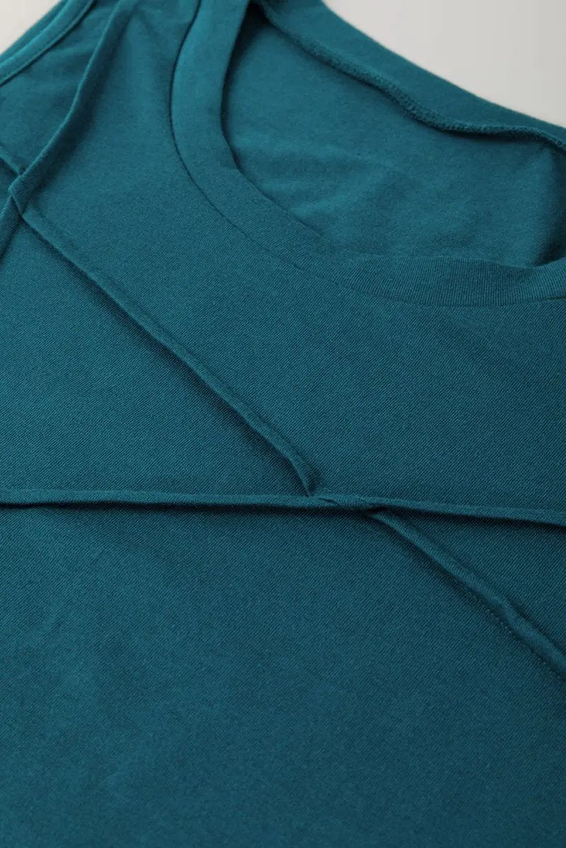 Women's Tank Top - Stitch Detail - Casual Summer Style