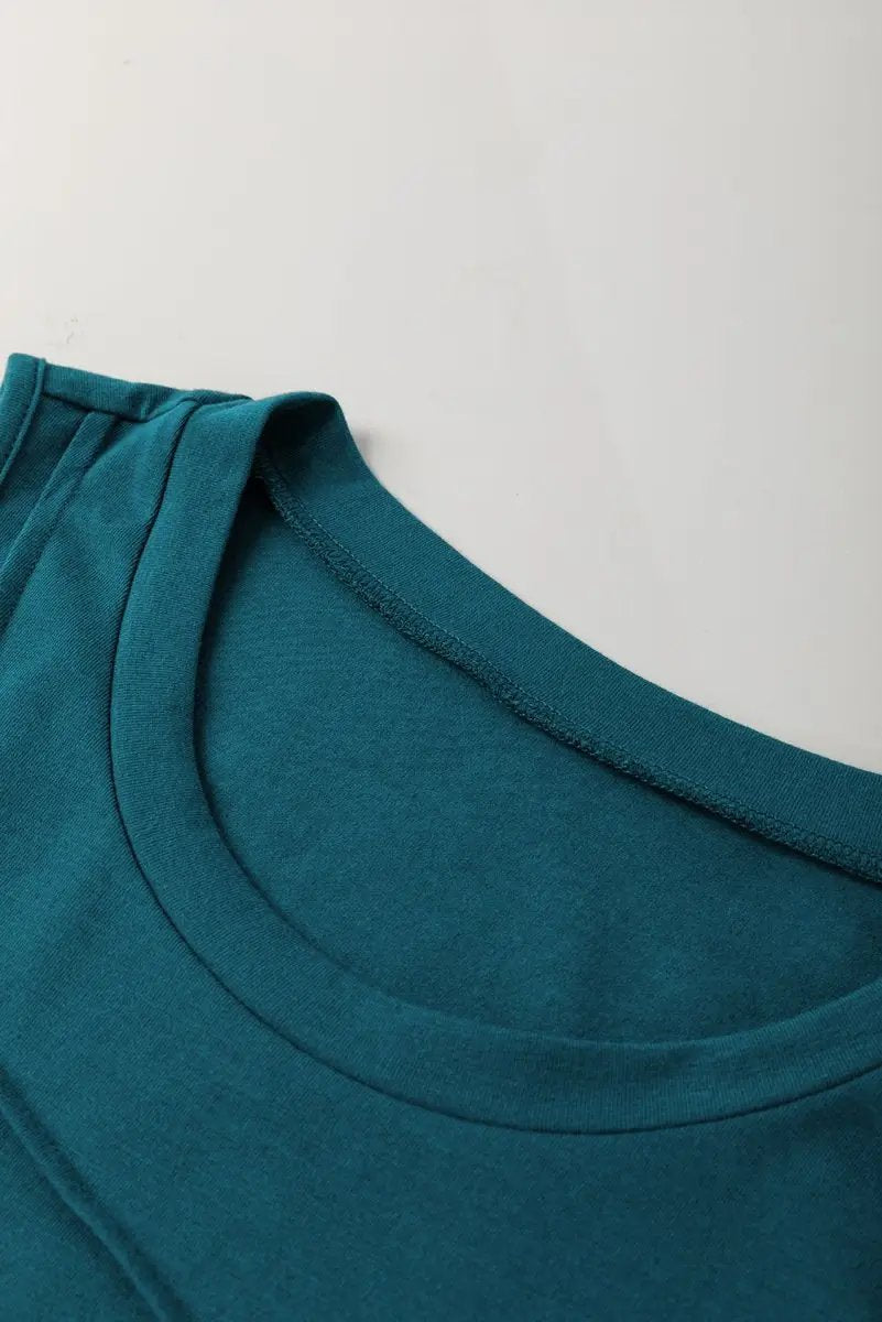 Women's Tank Top - Stitch Detail - Casual Summer Style