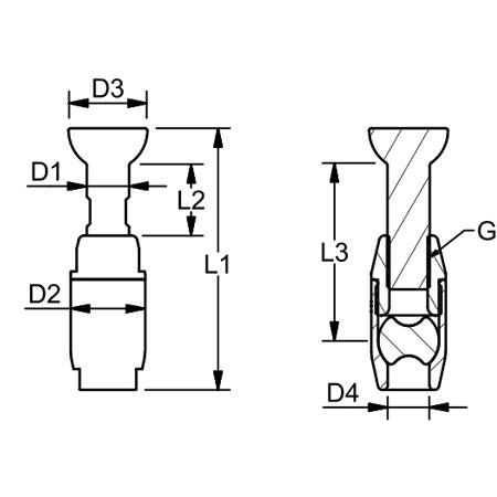 Rope Ball Terminal