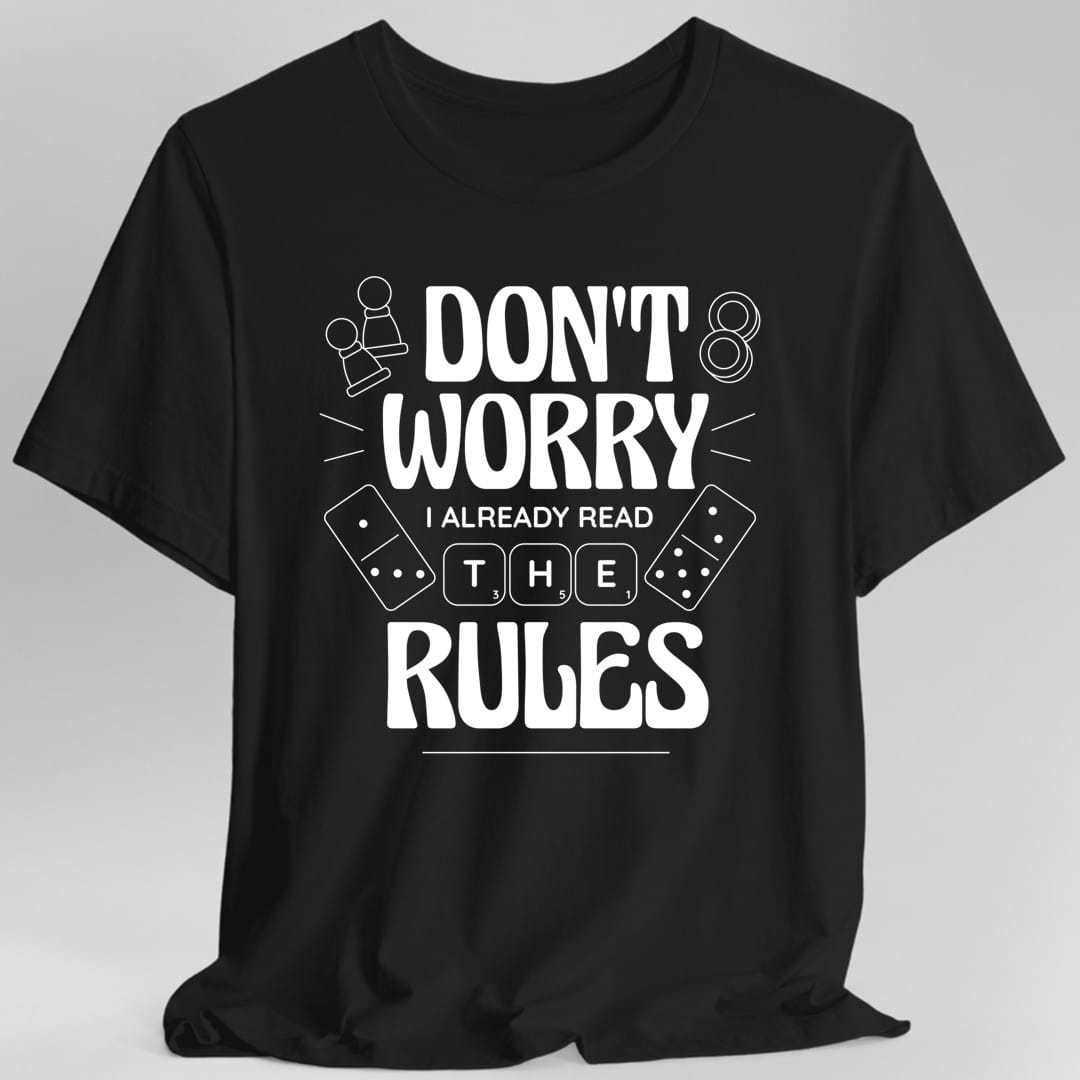 Camiseta de juegos de mesa - Leí las reglas