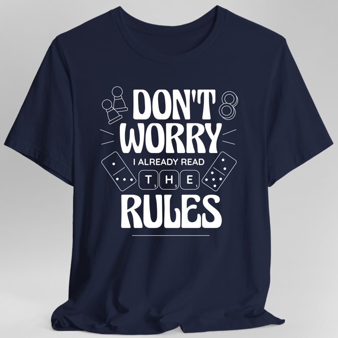 Camiseta de juegos de mesa - Leí las reglas
