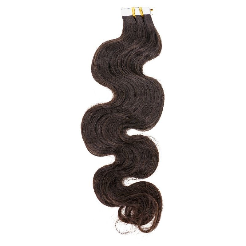 Extensiones de Cabello Adhesivas de Onda Corporal Pura 100% Cabello Humano