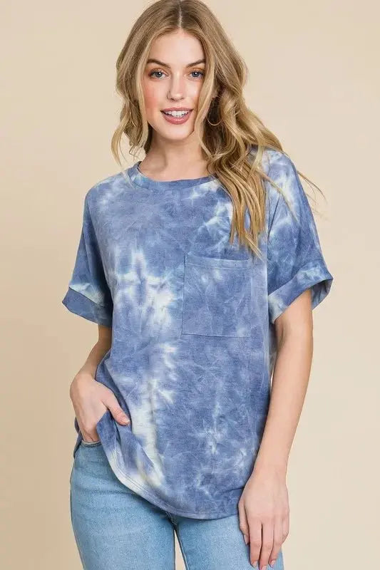 Women's T-Shirt T-Shirt - Tie-Dye Soft & Comfy - Women's Casual Round Neck Short Sleeve