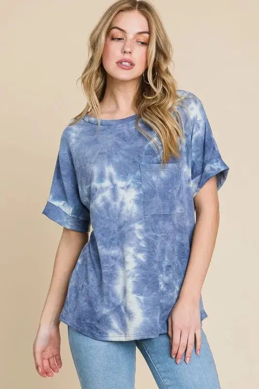 Women's T-Shirt T-Shirt - Tie-Dye Soft & Comfy - Women's Casual Round Neck Short Sleeve