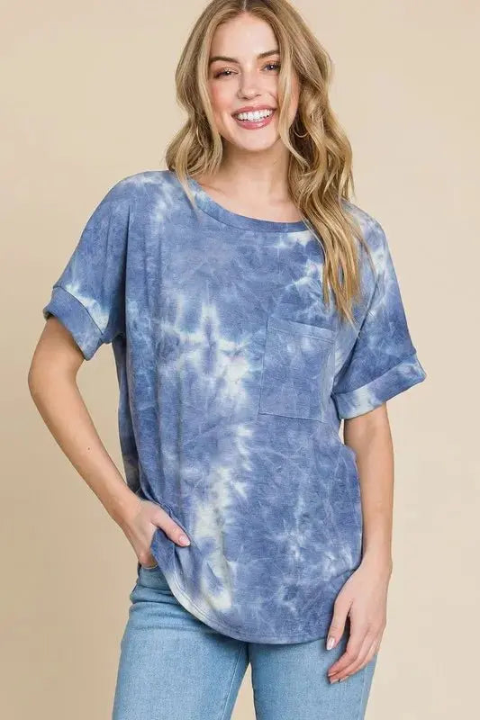 Women's T-Shirt T-Shirt - Tie-Dye Soft & Comfy - Women's Casual Round Neck Short Sleeve
