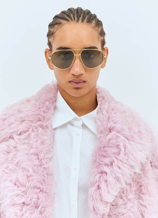 Bottega Veneta Women Classic Aviator Sunglasses