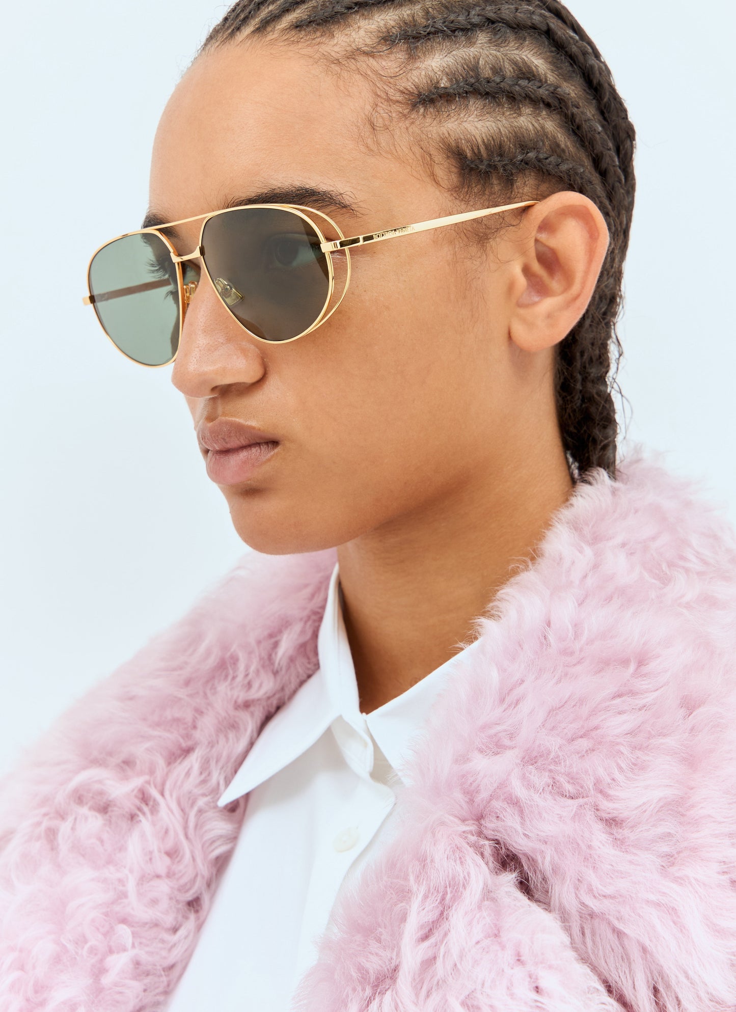 Bottega Veneta Women Classic Aviator Sunglasses