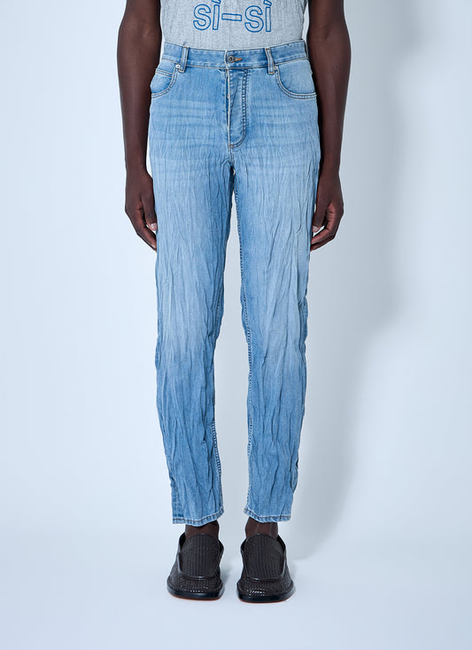 Bottega Veneta Men Crushed Jeans