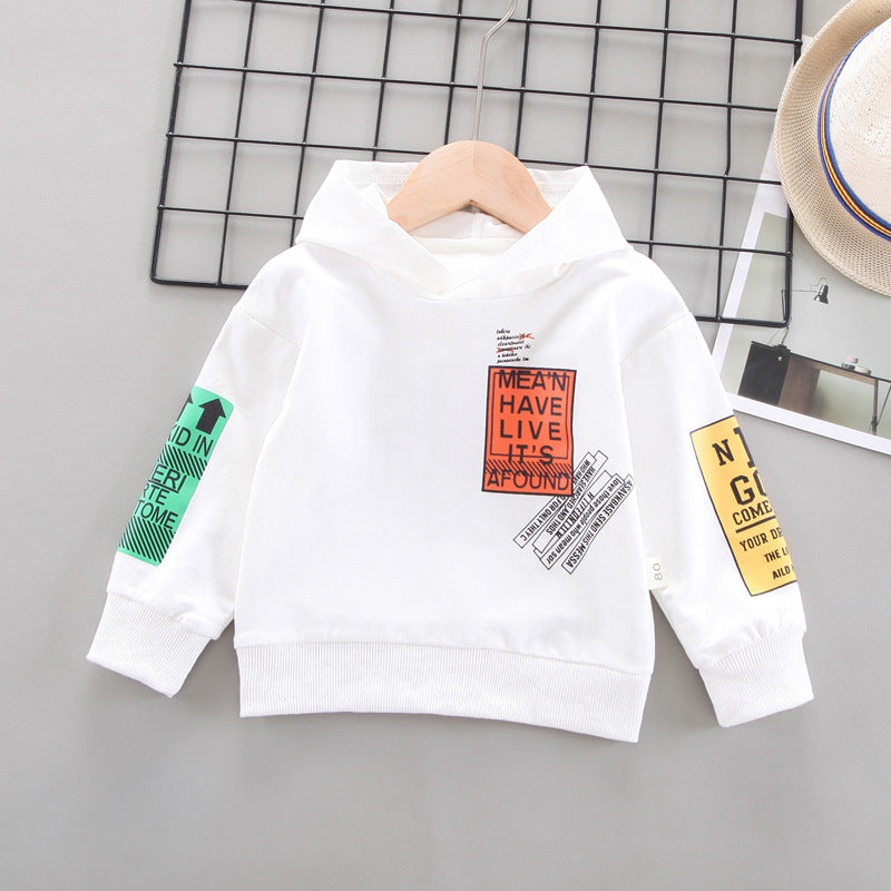 Boy's Corduroy Hooded Jacket for Spring and Autumn - # BOAA11210004 & BAAA111210002