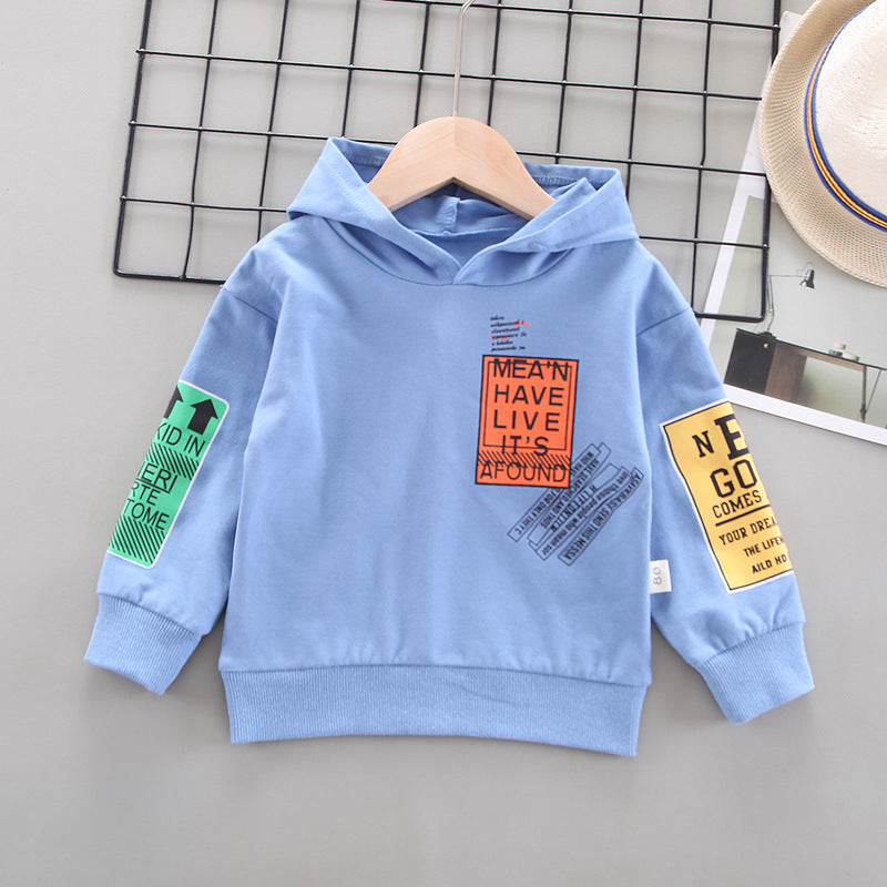 Boy's Corduroy Hooded Jacket for Spring and Autumn - # BOAA11210004 & BAAA111210002