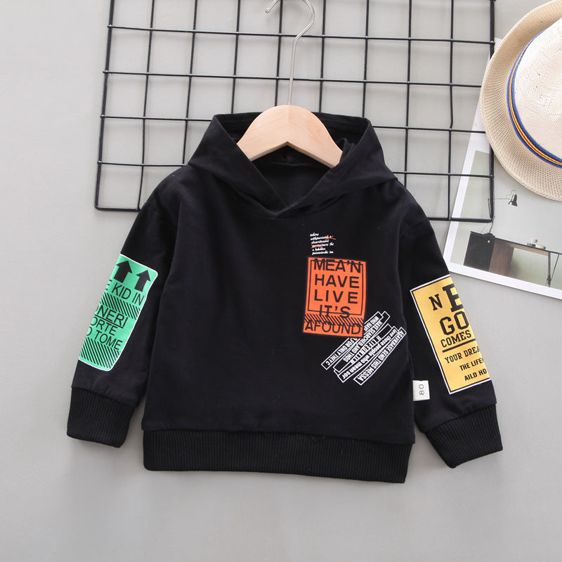 Boy's Corduroy Hooded Jacket for Spring and Autumn - # BOAA11210004 & BAAA111210002