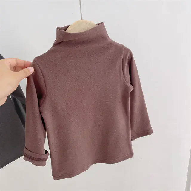 Boys Girls T-shirts Kids Tops Turtleneck - # BOAA11510010