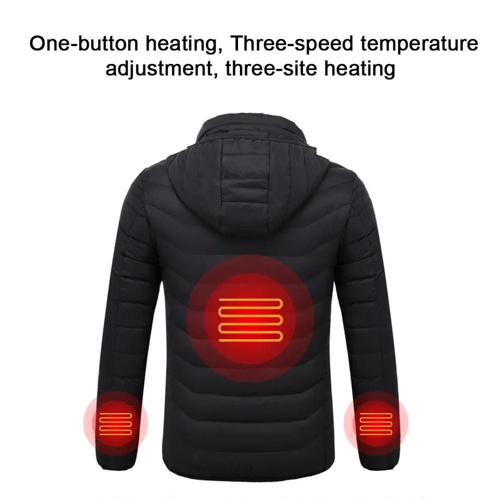 Boys Men's Fleece Waterproof Winter Heated Jackets - # BOAA13210004