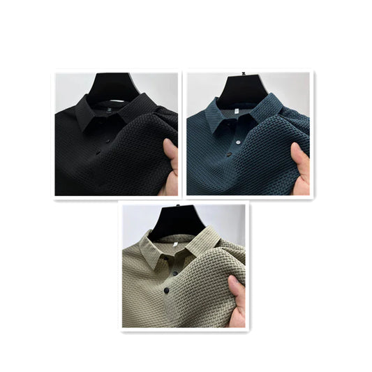 Boys Men's Ice Silk Mesh Polo Shirt - # BOAA13510038