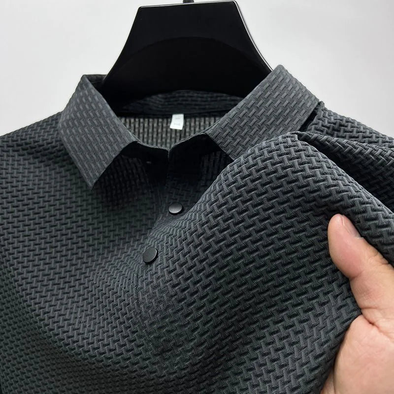 Boys Men's Ice Silk Mesh Polo Shirt - # BOAA13510038