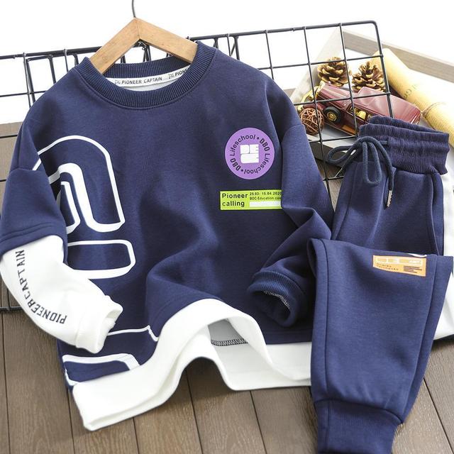 Boys' Spring and Autumn Children's Sweater & Pants Set - # GIAA22310004 & GIAA21310011 & BOAA12310002 & BOAA11310024