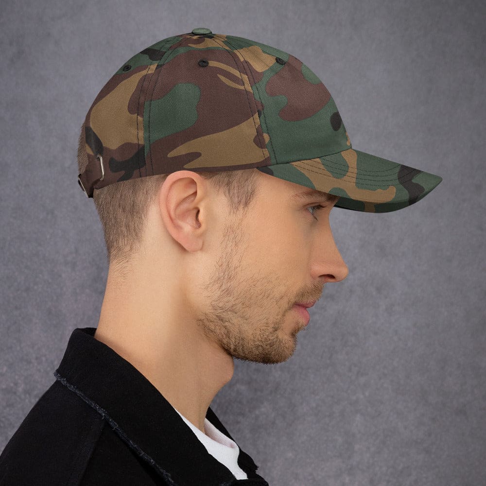 Gorra de Papá para Concienciación sobre el Cáncer de Mama con Cinta Rosa