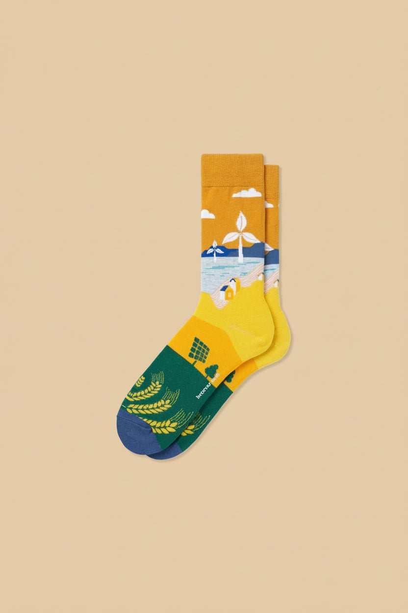 Collectible Art Crew Socks – Clean Energy & Climate Action