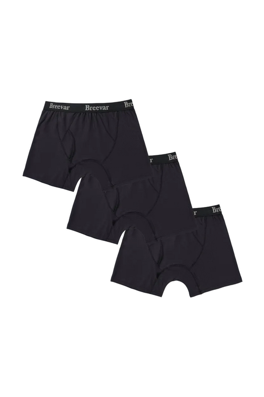 Calzoncillos bóxer de malla de alto rendimiento para hombre, paquete de 3