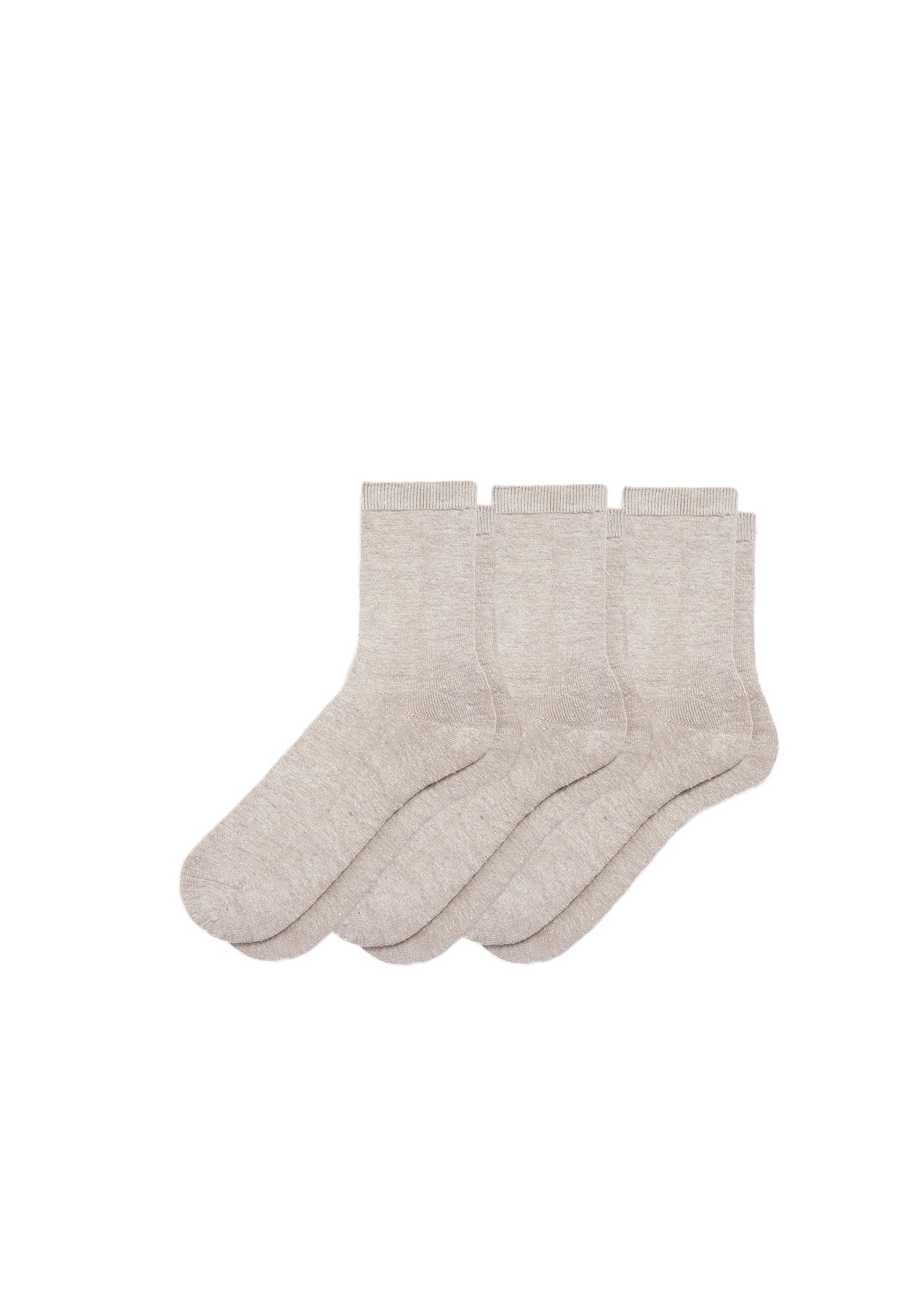 3-Pack Women's Hemp Crew Socks