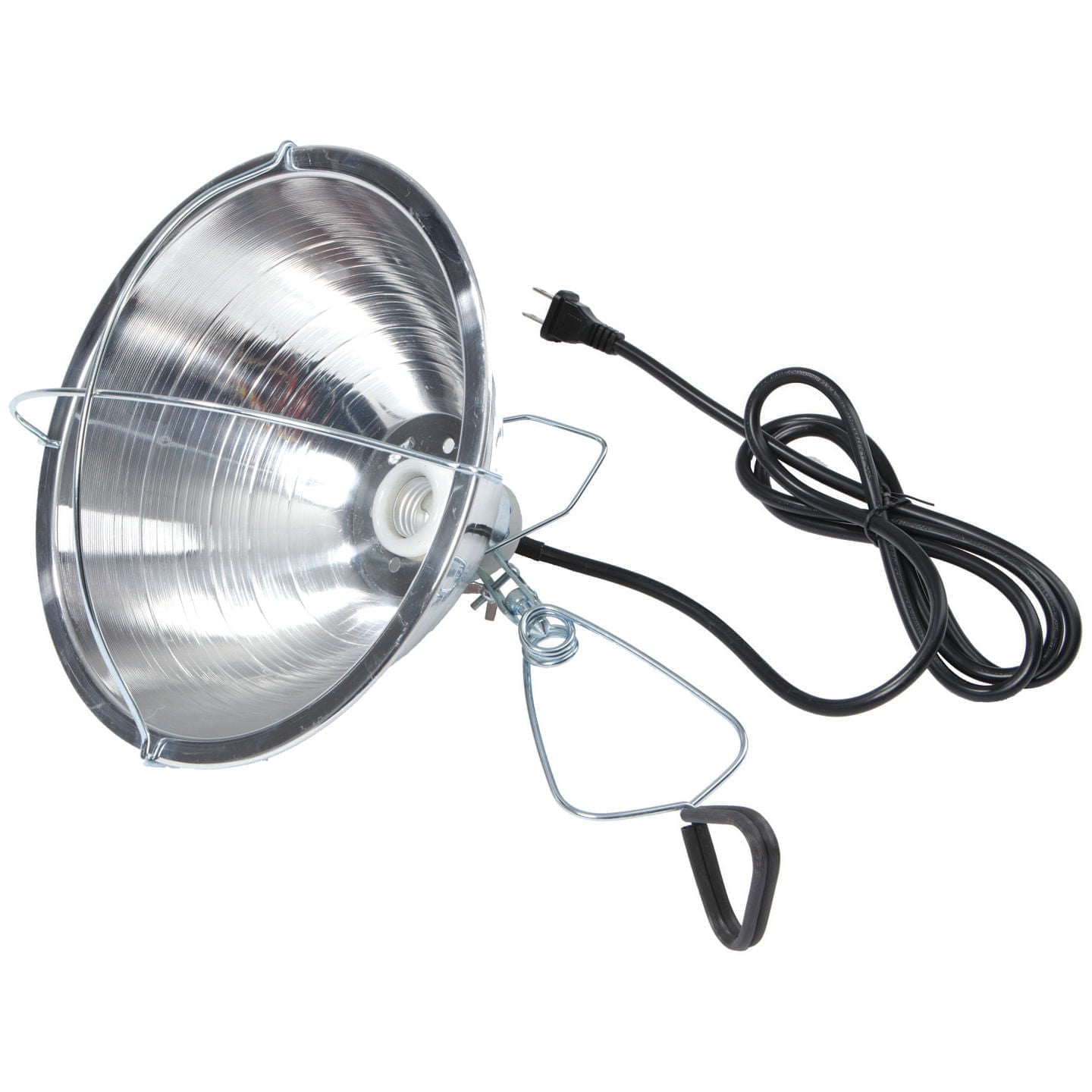 Lámpara de calor de pinza para criadora de pollitos y aves de corral - Compatible con bombillas de calor rojas y transparentes de 250 W