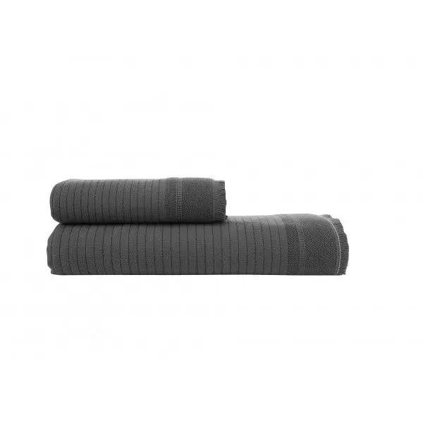 Home Linens > Bath Towels Bath Towel Set - Terry Turkish - Del Mar Gray