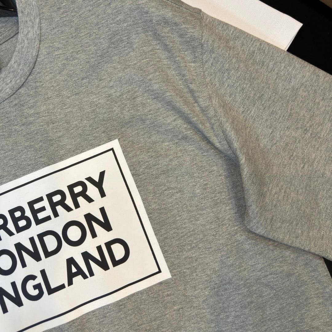 Burberry Grey T-Shirt Without Collar