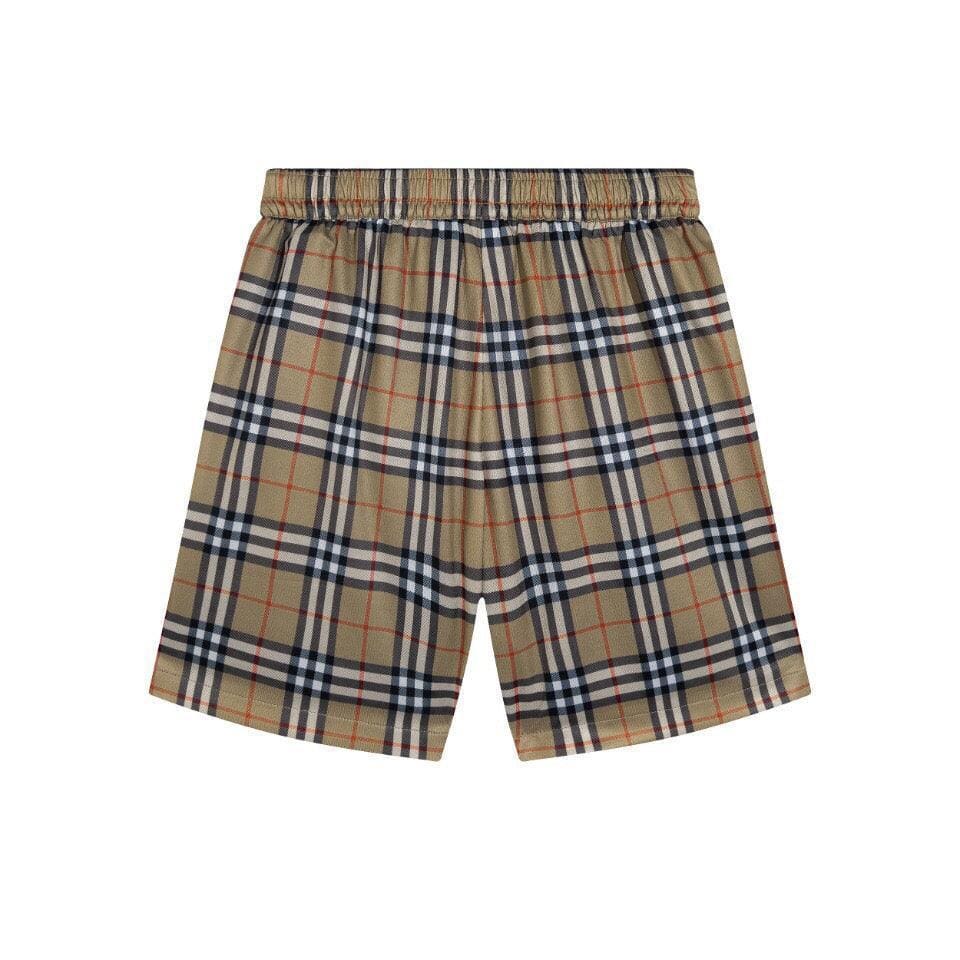Burberry Men's Striped Cotton Knit Basketball Shorts 'Beige'