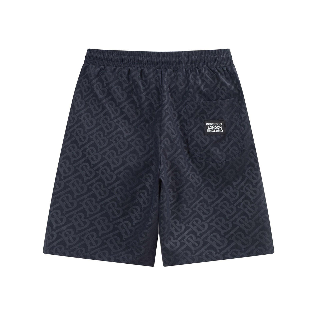 Burberry Men's Striped Cotton Knit Basketball Shorts 'Navy'