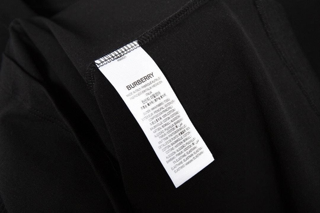 Burberry T-Shirt Without Collar 'Black & Beige'