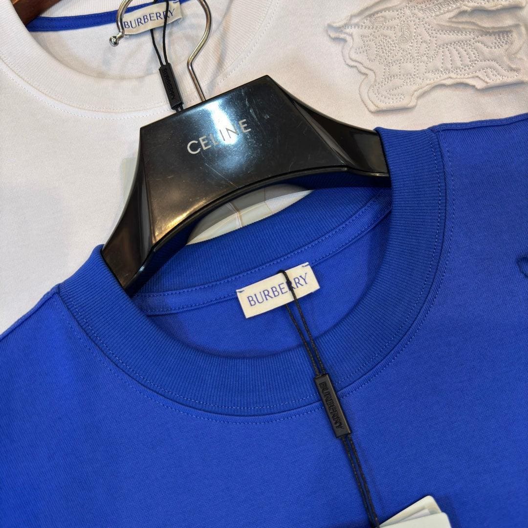 Burberry T-Shirt Without Collar 'Blue'
