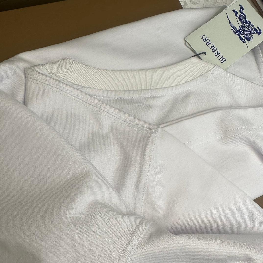 Burberry T-Shirt Without Collar 'White'