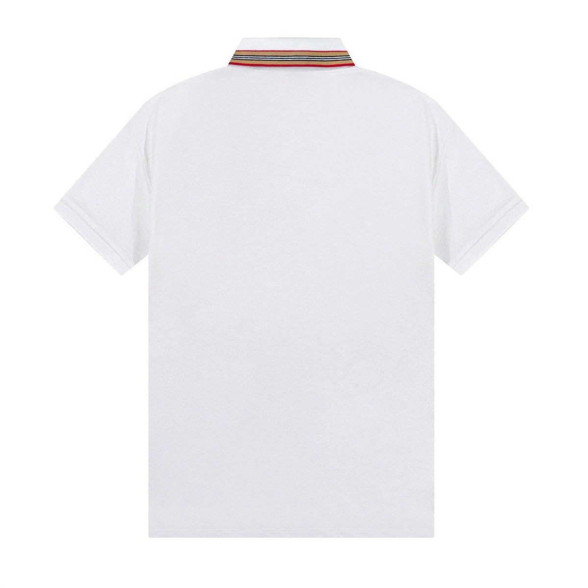 Burberry White T-Shirt With Collar