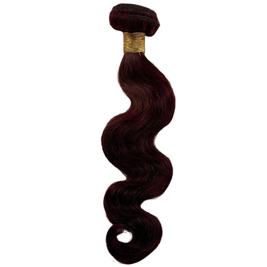 Extensiones de cabello 100% humano color borgoña Body Wave