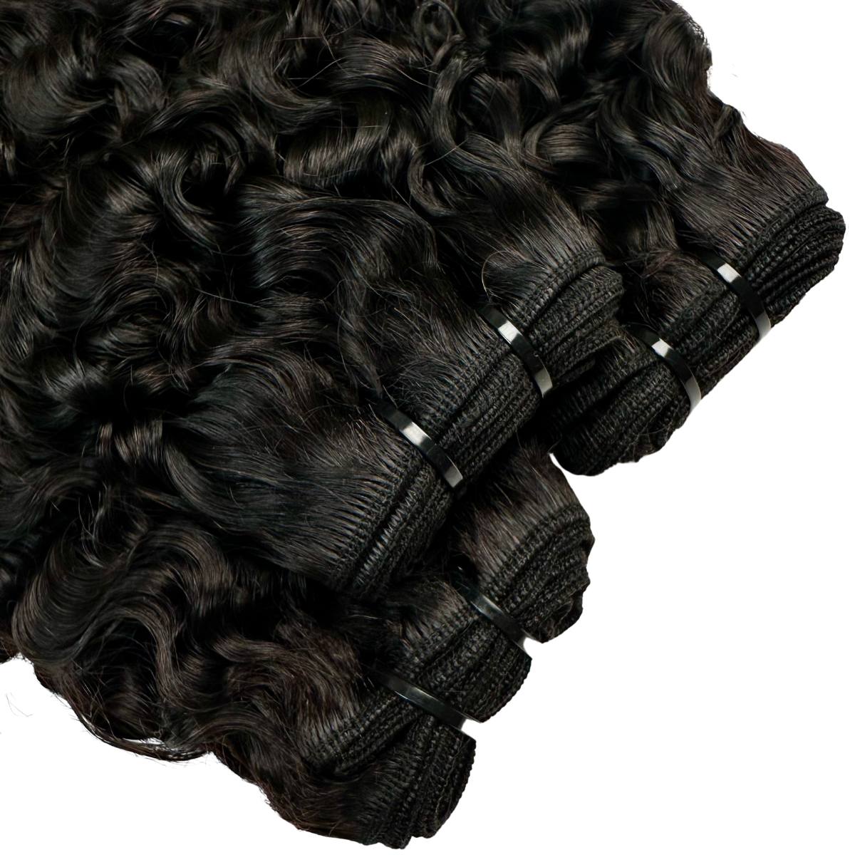 Extensiones de cabello 100 % humano birmano rizado